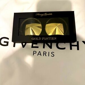 Honey Birdette never used original packaging gold metallic pasties